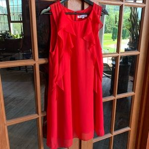BCBG Ruffle Cocktail Dress